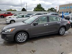 Honda salvage cars for sale: 2011 Honda Accord EXL