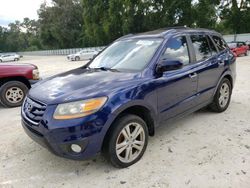 Salvage cars for sale from Copart Ocala, FL: 2010 Hyundai Santa FE Limited