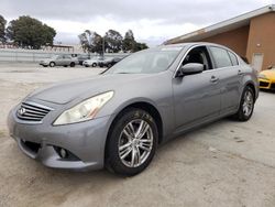 Salvage cars for sale from Copart Hayward, CA: 2010 Infiniti G37 Base
