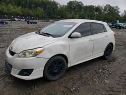 Toyota Corolla salvage cars for sale: 2009 Toyota Corolla Matrix S