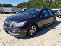 Salvage cars for sale at Seaford, DE auction: 2015 Chevrolet Cruze LT