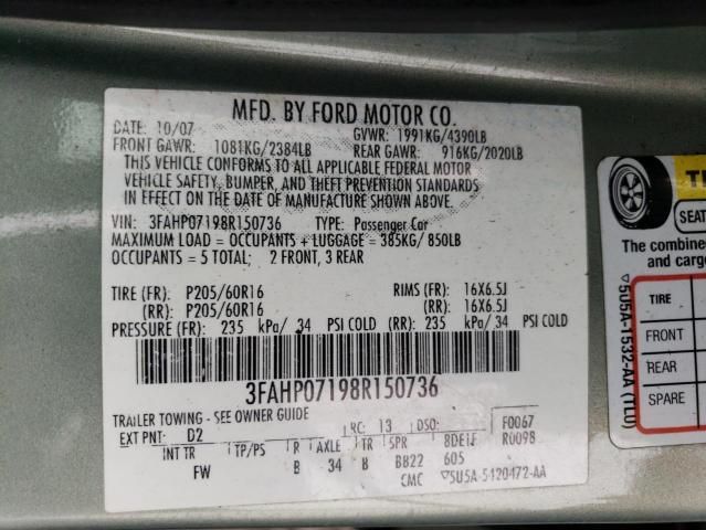 2008 Ford Fusion SE