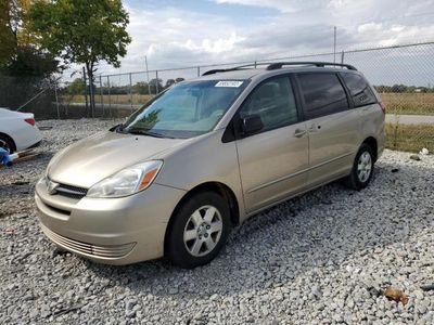 Salvage cars for sale from Copart Cicero, IN: 2005 Toyota Sienna CE