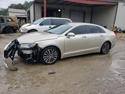 Salvage cars for sale at Seaford, DE auction: 2017 Lincoln MKZ Select
