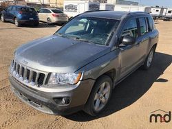 Salvage cars for sale from Copart Rocky View County, AB: 2012 Jeep Compass Limited