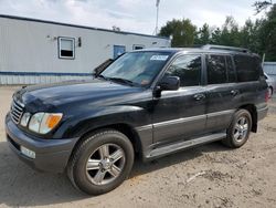 Salvage cars for sale from Copart Lyman, ME: 2006 Lexus LX 470