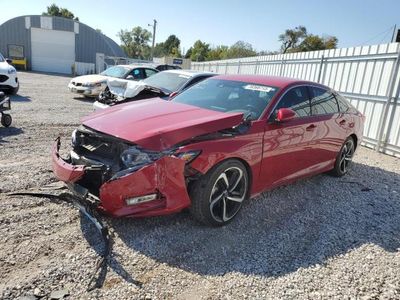 Salvage cars for sale from Copart Wichita, KS: 2018 Honda Accord Sport