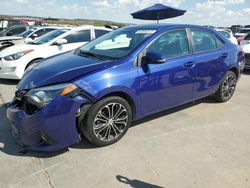 Salvage cars for sale at Grand Prairie, TX auction: 2016 Toyota Corolla L