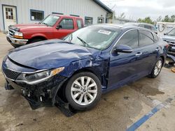 Salvage cars for sale at Pekin, IL auction: 2018 KIA Optima LX