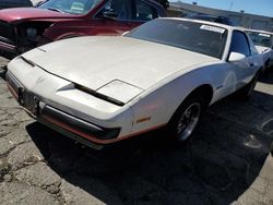 Salvage cars for sale at Martinez, CA auction: 1987 Pontiac Firebird