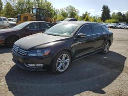 Salvage cars for sale from Copart Portland, OR: 2012 Volkswagen Passat SE