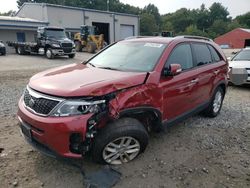 KIA Sorento salvage cars for sale: 2015 KIA Sorento LX