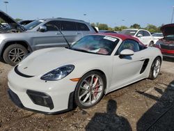 Porsche salvage cars for sale: 2021 Porsche Boxster Spyder