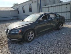 Salvage cars for sale at Prairie Grove, AR auction: 2013 Volkswagen Passat SE