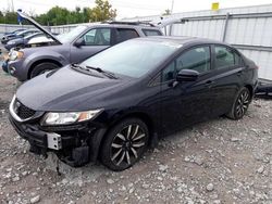 Vehiculos salvage en venta de Copart Walton, KY: 2015 Honda Civic EXL