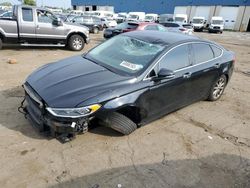 Salvage cars for sale at Woodhaven, MI auction: 2017 Ford Fusion SE