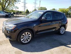 Salvage cars for sale from Copart Wheeling, IL: 2016 BMW X3 XDRIVE28I