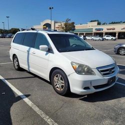 Salvage cars for sale from Copart Dunn, NC: 2006 Honda Odyssey EXL