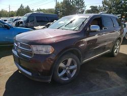 Salvage cars for sale from Copart Denver, CO: 2012 Dodge Durango Citadel