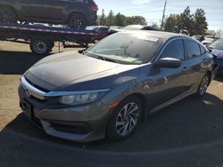Salvage cars for sale at Brighton, CO auction: 2016 Honda Civic EX
