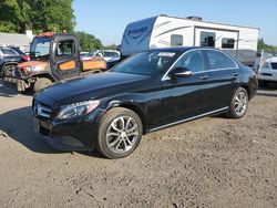 Salvage cars for sale from Copart East Granby, CT: 2015 Mercedes-Benz C 300 4matic