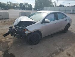 Salvage cars for sale from Copart Lexington, KY: 2018 Toyota Corolla L