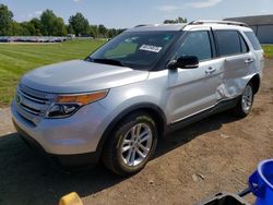 Salvage cars for sale from Copart Columbia Station, OH: 2015 Ford Explorer XLT