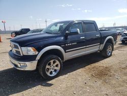 Salvage trucks for sale at Greenwood, NE auction: 2012 Dodge RAM 1500 Laramie