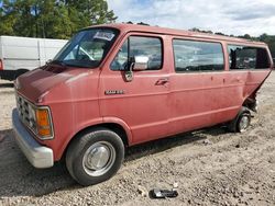 Salvage cars for sale from Copart Knightdale, NC: 1992 Dodge RAM Wagon B250