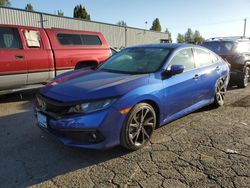 Salvage cars for sale at Portland, OR auction: 2021 Honda Civic Sport