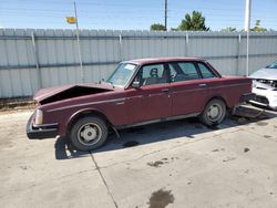 Volvo salvage cars for sale: 1983 Volvo 244 DL