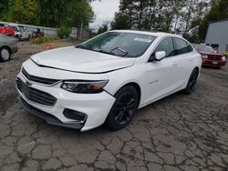 Salvage cars for sale from Copart Portland, OR: 2018 Chevrolet Malibu LT