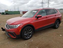 Salvage cars for sale at Elgin, IL auction: 2022 Volkswagen Tiguan SE