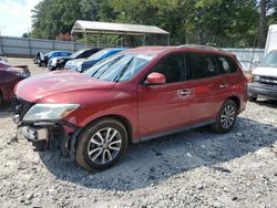 Salvage cars for sale at Austell, GA auction: 2016 Nissan Pathfinder S
