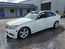Salvage cars for sale from Copart Fort Pierce, FL: 2010 Mercedes-Benz C300
