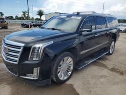 Vehiculos salvage en venta de Copart Riverview, FL: 2018 Cadillac Escalade ESV Platinum