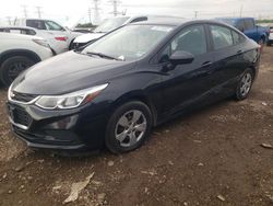 Salvage cars for sale from Copart Elgin, IL: 2017 Chevrolet Cruze LS