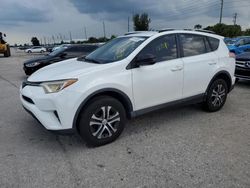 Vehiculos salvage en venta de Copart Miami, FL: 2017 Toyota Rav4 LE