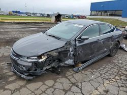 Salvage cars for sale at Woodhaven, MI auction: 2015 Chrysler 200 S