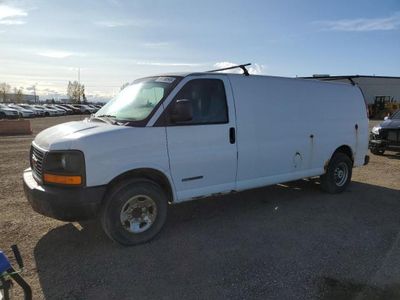 Salvage cars for sale from Copart Rocky View County, AB: 2005 GMC Savana G2500