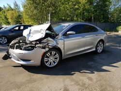 Salvage cars for sale from Copart Portland, OR: 2015 Chrysler 200 Limited