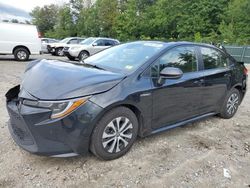 Salvage cars for sale from Copart Candia, NH: 2020 Toyota Corolla LE