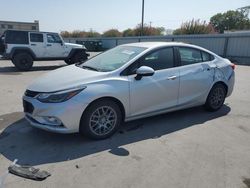 Vehiculos salvage en venta de Copart Wilmer, TX: 2017 Chevrolet Cruze LT