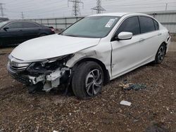 Salvage cars for sale at Elgin, IL auction: 2017 Honda Accord LX