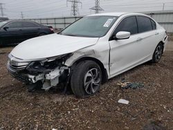 Salvage cars for sale from Copart Elgin, IL: 2017 Honda Accord LX