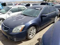 Salvage cars for sale at Anthony, TX auction: 2007 Nissan Maxima SE