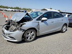 Salvage cars for sale from Copart Fresno, CA: 2017 Chevrolet Cruze LT