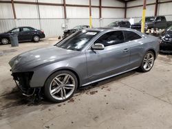 Salvage cars for sale from Copart Pennsburg, PA: 2012 Audi S5 Premium Plus