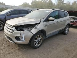 Salvage cars for sale at Davison, MI auction: 2017 Ford Escape SE