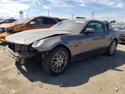 Salvage cars for sale at Dyer, IN auction: 2012 Ford Mustang